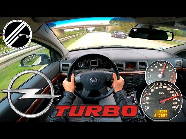 Opel Signum 2.0 Turbo 175 PS Top Speed Drive On German Autobahn No Speed Limit POV