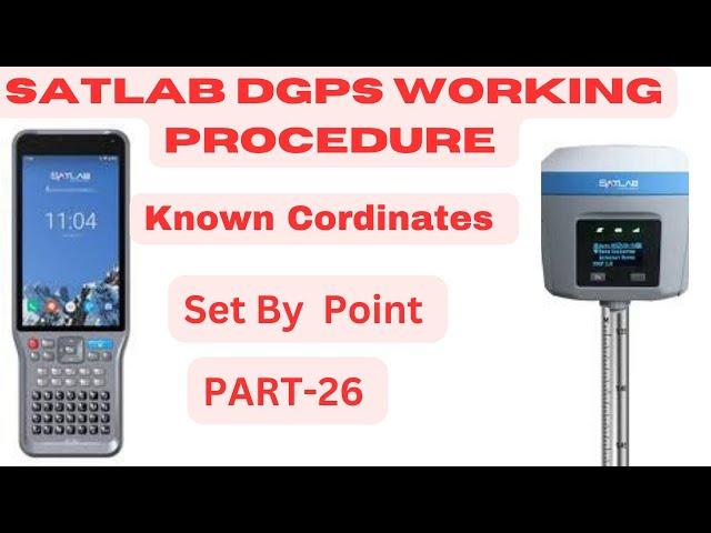 Satlab Dgps I satlab Dgps working procedure I Set by Point In Satlab Dgps I Dgps Full Training