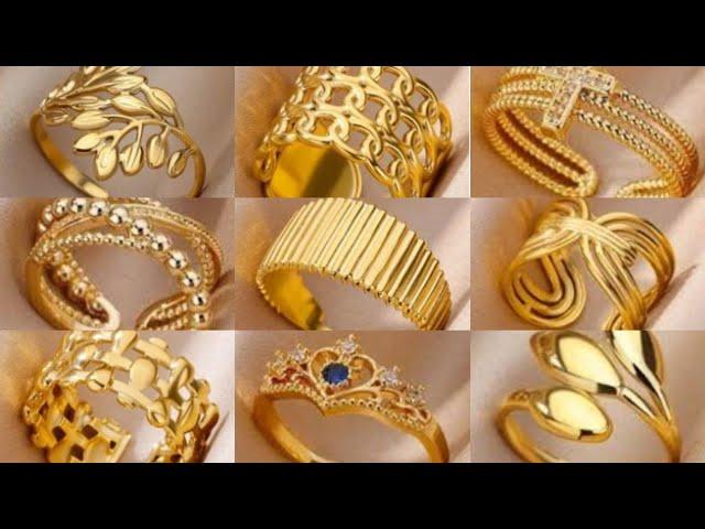 Gold Rings//Engagement Rings// Gold Rings Design ||New designs 2024