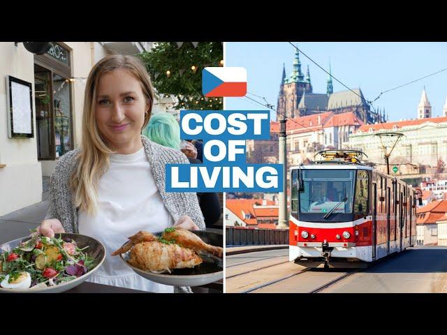 Cost of living in PRAGUE (A Day in My Life Abroad)