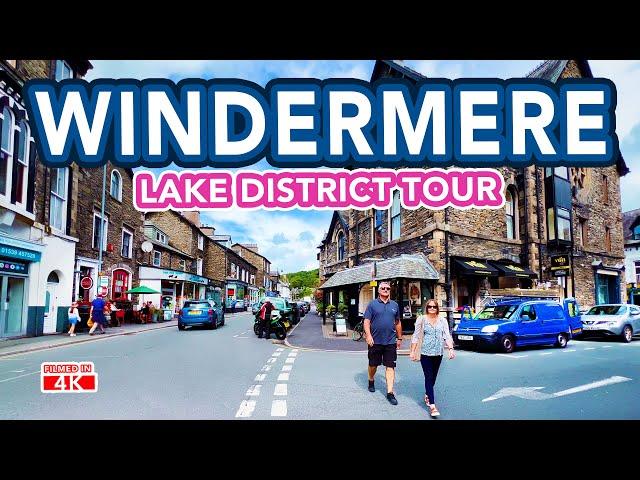 WINDERMERE TOWN Cumbria England [Lake District Tour]