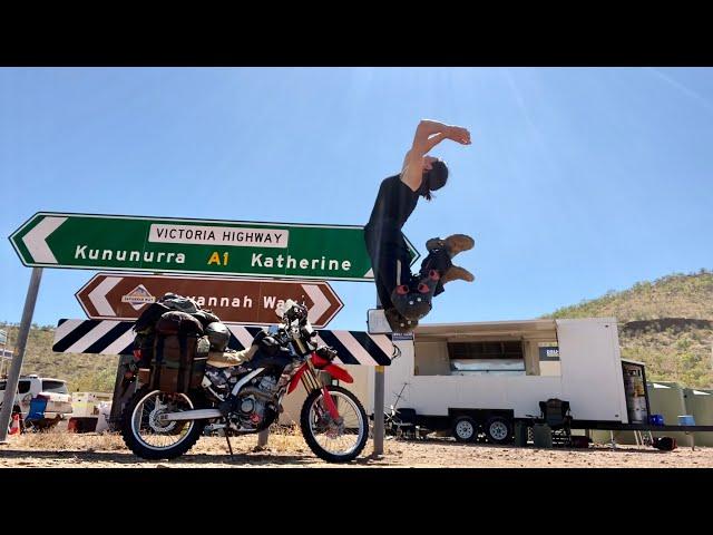 E18 - Roz’s Moto Adventure Ride Australia - Bye Mark Northern Territory Crossing Timber Creek