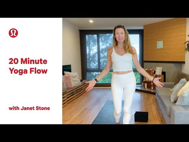 20 Minute Grounding Yoga Flow with Janet Stone