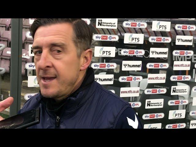 Jon Brady reflects on the loss to Crewe Alexandra