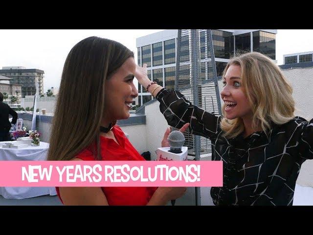 New Years Resolutions at the Pre Golden Globe Gifting Lounge! | FanlalaTV