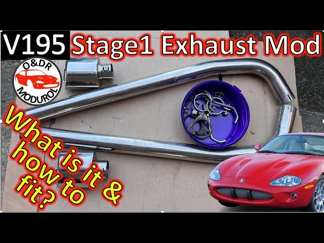 Jaguar XK8 Exhaust Modification Stage 1 including Stage 2 system. What is it and how? V195 XKR X100