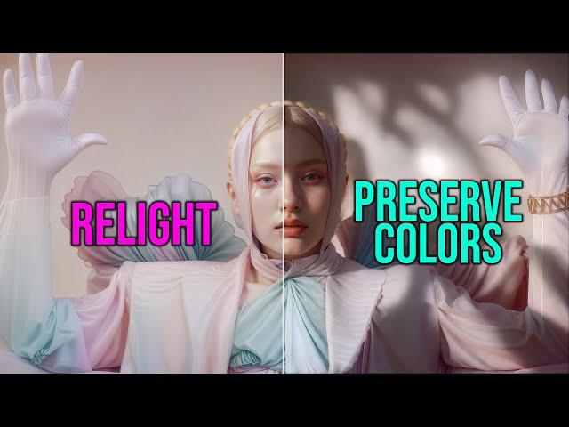 Perfect Relighting: Preserve Colors and Details (Stable Diffusion & IC-Light)