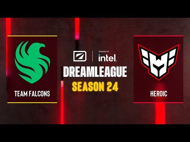 Dota2 - Team Falcons vs Heroic - DreamLeague Season 24 - Group B