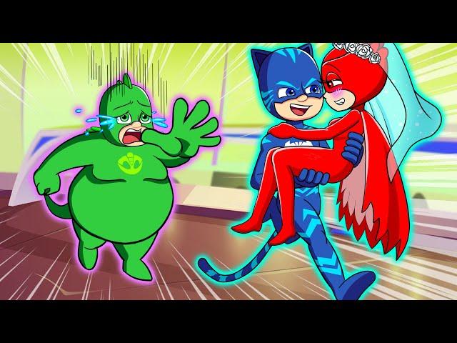 Owlette, Don't Abandon Me!? Gekko Fall in Love...? - Catboy's Life Story - PJ MASKS 2D Animation