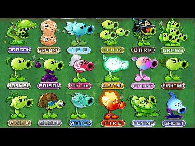 All PEA & New Plants Level 1 vs Gargantuar Zombie - Who Will Win? - Pvz 2 Challenge