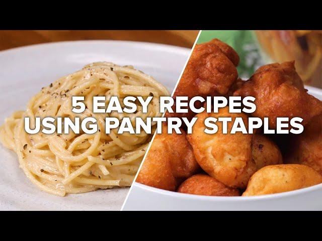 5 Easy Recipes Using Pantry Staples • Tasty Recipes