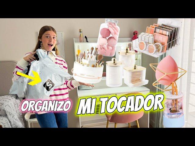 ORGANIZANDO MI NUEVO TOCADOR COMO EL DE MIS PRIMAS CON MI PEDIDO DE SHEIN DANIELA GO