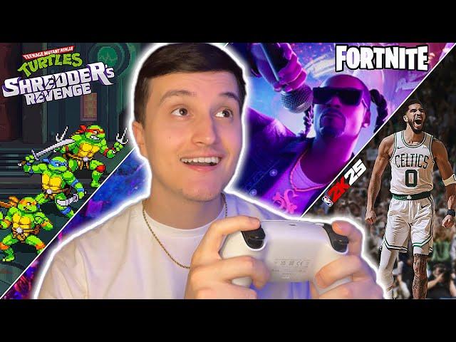 ASMR Gaming | 1 Hour Of Relaxing Gameplay (NBA2k25, Fortnite, TMNT Arcade)