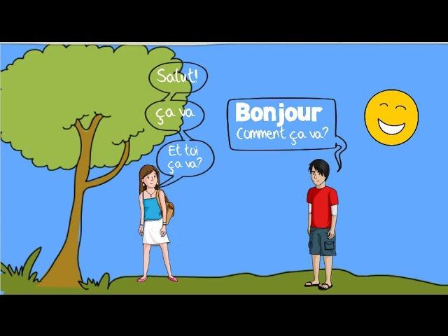 French Greetings Song for Children - Bonjour!