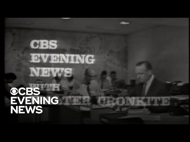 "CBS Evening News" made history 57 years ago