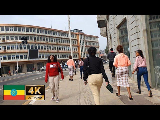 New Beautiful Piassa 2024 ,  Addis Ababa walking Tour 2024 , Ethiopia