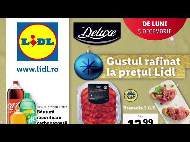 Catalog Lidl 05 Decembrie 2022/ Saptamana Deluxe/ Revista Lidl Decembrie 2022/Oferte Lidl/baby lorry