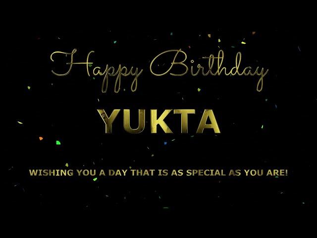 Happy Birthday Yukta