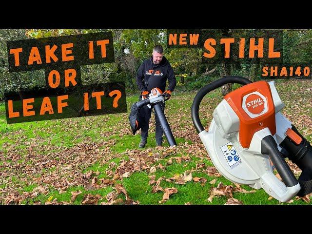 We TEST the BRAND NEW STIHL SHA140 Leaf Vacuum - Was it Worth it?