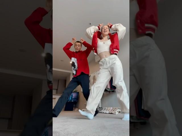 Paint the town red  “SHE A DEVIL” Viral dance trend - Jasmin and James #shorts