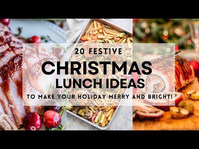 20 Simple CHRISTMAS LUNCH IDEAS For Large Group | Easy Recipe Ideas #christmas #christmas2024