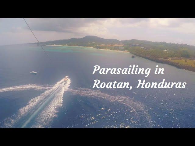 Parasailing tour, Roatan, Honduras | West Bay | 23 June 2024