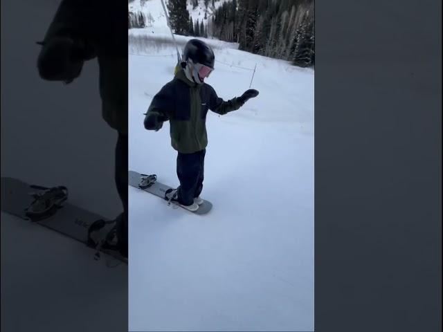 Bro really went for a ride : Lucas H #snowboarding #winter