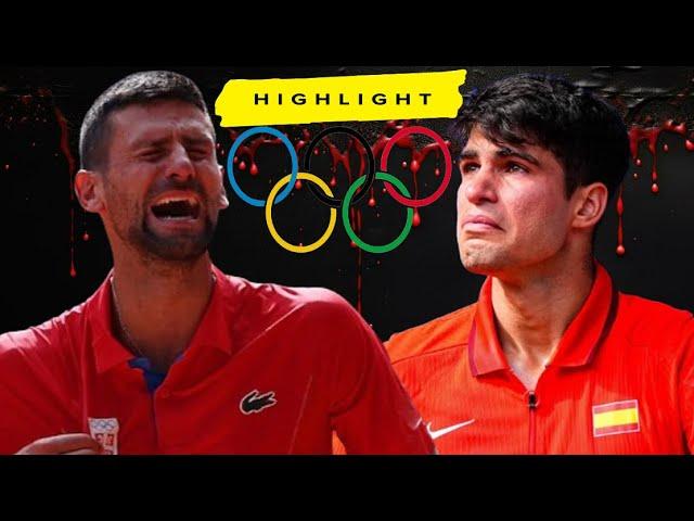 Novak Djokovic vs Carlos Alcaraz Highlights | Olympics 2024 Final