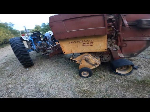 Making 8 Fields of Round Bales in a Day