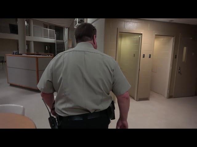 Correctional Officer shift walking