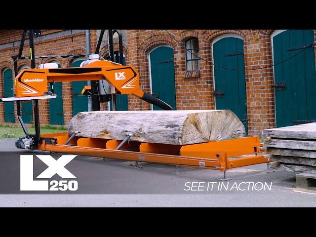 LX250 SAWMILL | See it in Action | Wood-Mizer Europe