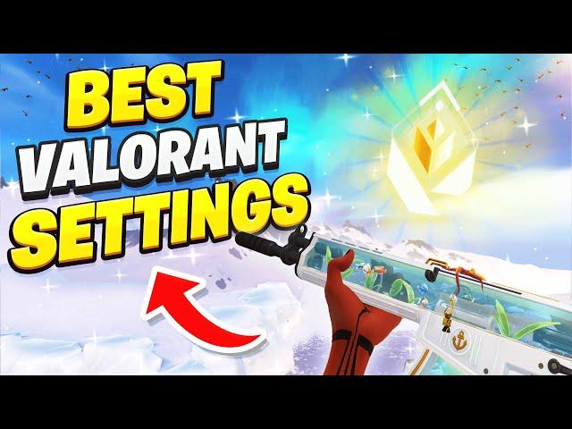 BEST Valorant Settings 2022! CHANGE These 10 Settings Valorant!