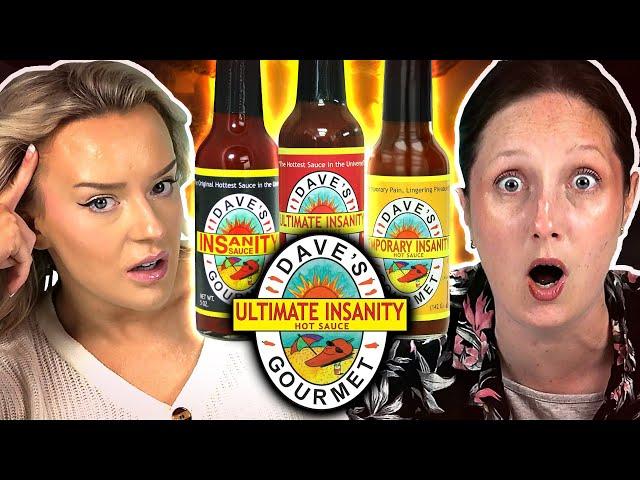 Irish People Try Dave's Insanity Hot Sauces