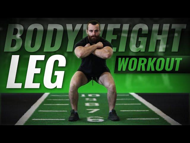 20 MIN BODYWEIGHT LEG WORKOUT AT HOME (No Equipment, Follow Along)