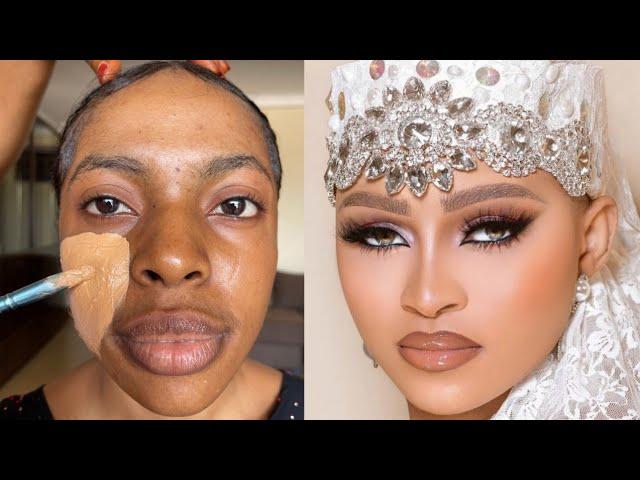 BOMB  BRIDAL MAKEUP & GELE TRANSFORMATIONMAKEUP TUTORIAL  CIRUGIA PLÁSTICA