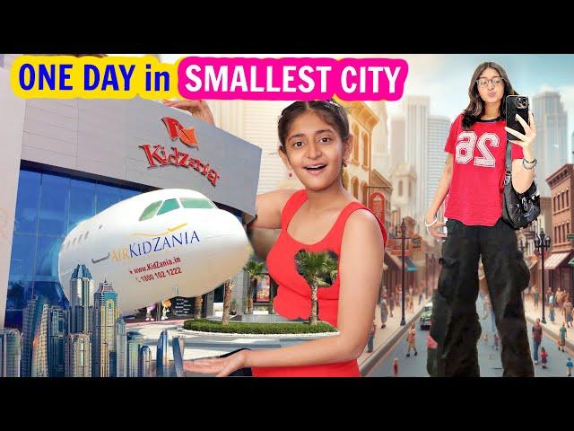 Anantya in WORLD SMALLEST CITY Dekhne | KidZania Gaye | MyMissAnand Vlogs