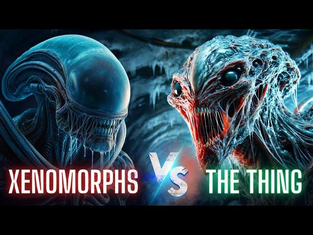 Nightmare on Enceladus: The Thing vs Xenomorphs