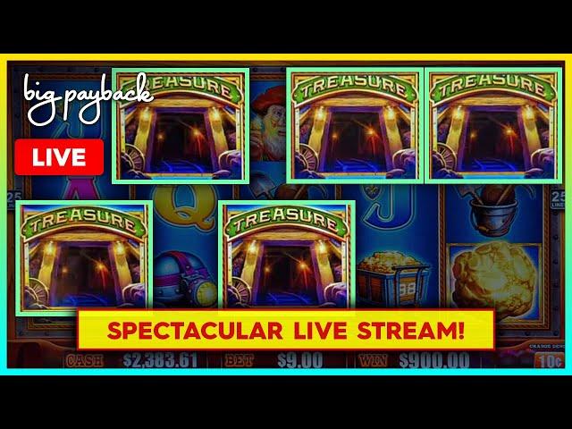  BEYOND JACKPOT Huff N' More Puff Power 4 and Eureka Treasure Train Slots!