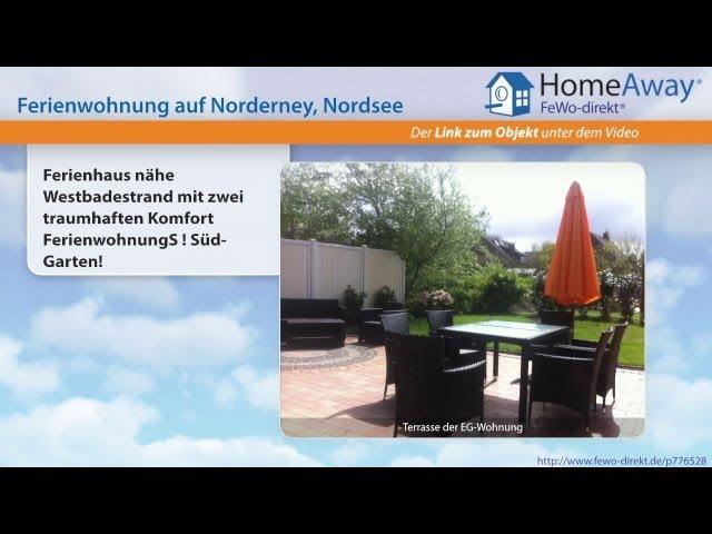 Norderney: Ferienhaus nähe Westbadestrand mit zwei traumhaften Komfort - FeWo-direkt.de Video