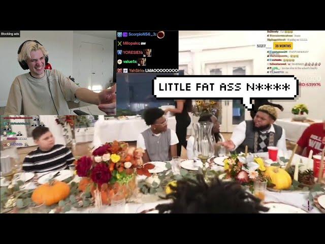 xQc Dies Laughing at Druski making Kid Cry on Kai Cenat's Stream for calling him "Fat Ass N****"