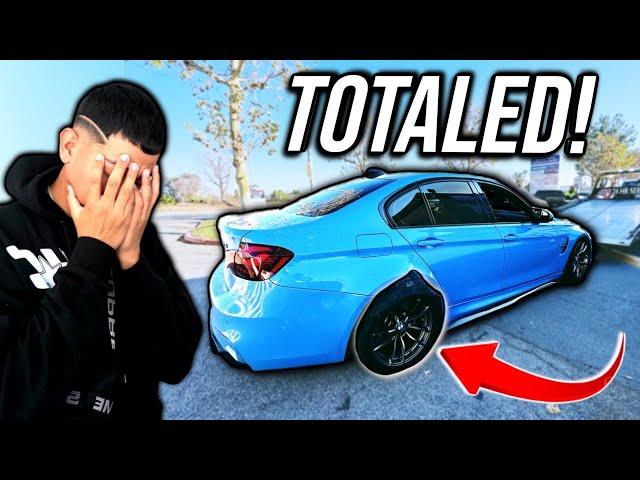 MY F80 M3 IS TOTALED...