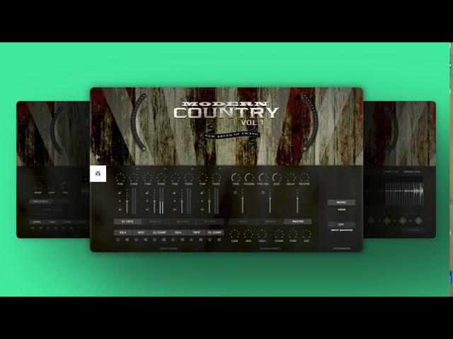 MODERN COUNTRY DRUMS | Country Kontakt Drums and Country Drum Loop Pack