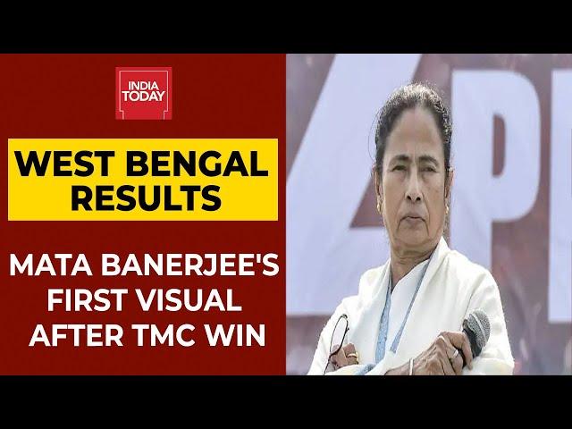 West Bengal Assembly Elections 2021 Result: First Visual Of TMC Chief Mamata Banerjee | WATCH