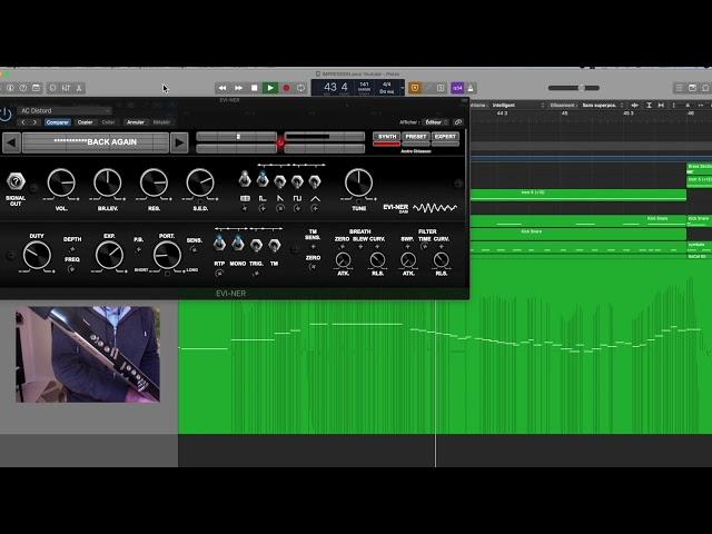 Impressions J.Coltrane.  Ewi 4000s, EVI-NER and Logic Pro synth.