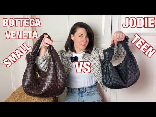 BOTTEGA VENETA Jodie Bag Comparison Teen vs Small: Review, What Fits and Mod Shots