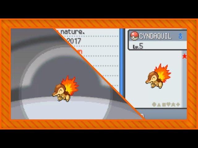 [LIVE] Shiny Cyndaquil after 1,868 SRs in SoulSilver