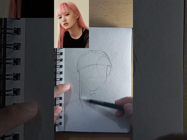 how to draw the head using Loomis with hamedelshal   #drawing #drawingmethod #loomis #art