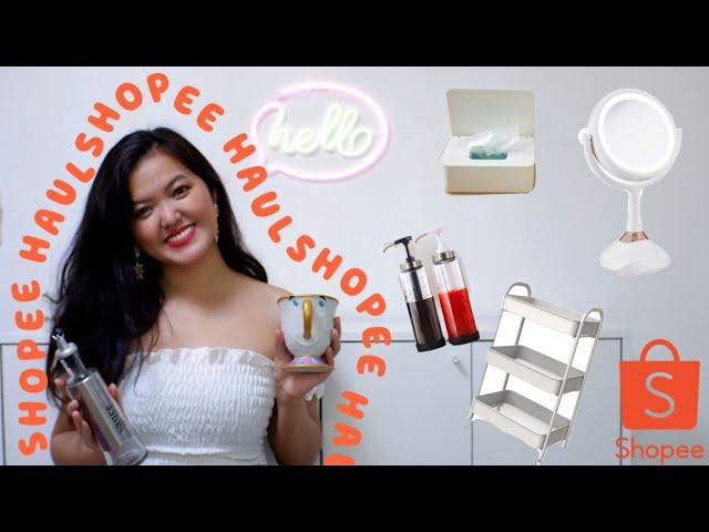 HUGE SHOPEE HAUL PHILIPPINES | Kitchen, Home, WFH Essentials | Shiela Padua