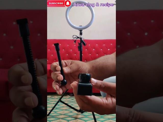 How to fix Tripod with Ring Light#youtubeshorts #tripod #shortsvideo