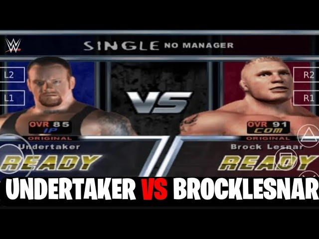 BROCKLESNAR VS UNDERTAKER | WWE SMACKDOWN HERE COMES THE PAIN GAMEPLAY ANDROID ️